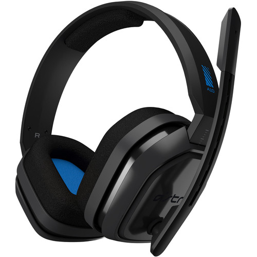 ASTRO Gaming A10 Wired Gaming Headset (Darker Gray / Blue)