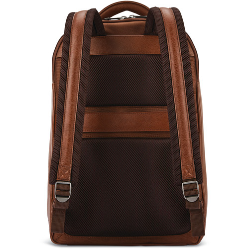 Samsonite Classic Leather Backpack (Cognac)