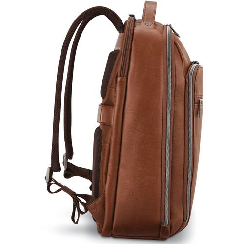 Samsonite Classic Leather Backpack (Cognac)
