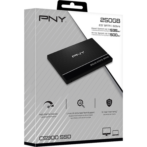 PNY Technologies 250GB CS900 SATA III 2.5