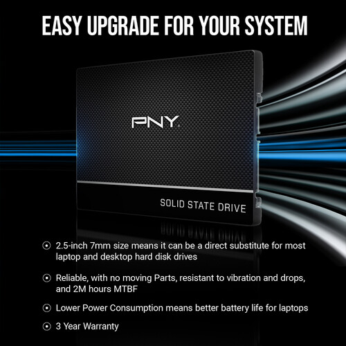 PNY Technologies 1TB CS900 SATA III 2.5