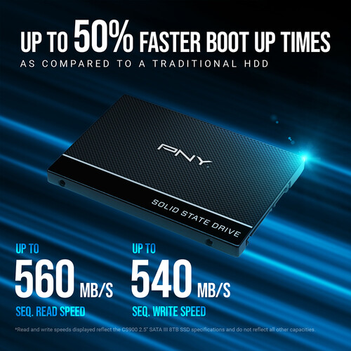 PNY Technologies 480GB CS900 SATA III 2.5