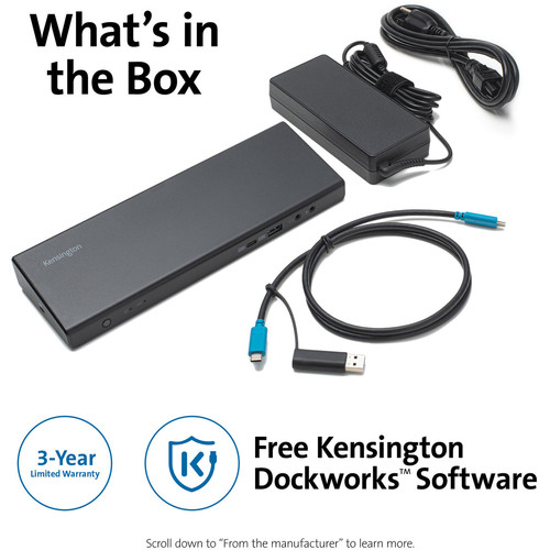 Kensington SD4750P USB Type-C Docking Station
