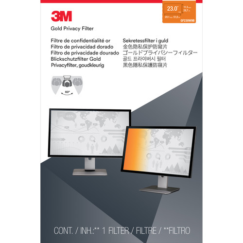 3M Gold Privacy Filter for 23" Widescreen Monitor