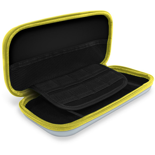 HYPERKIN EVA Hard-Shell Carrying Case for Nintendo Switch Lite (White & Yellow)