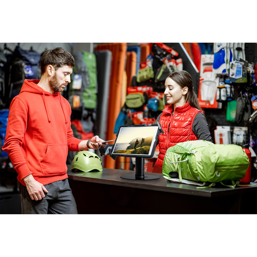 CTA Digital Universal Security Grip Kiosk Stand for Tablets