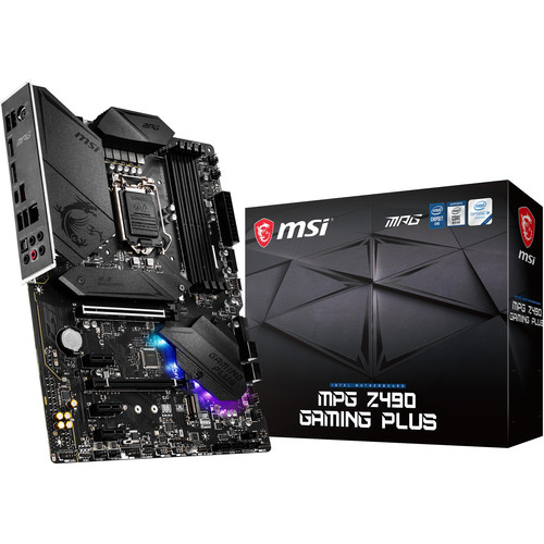 MSI MPG Z490 GAMING PLUS LGA 1200 ATX Motherboard