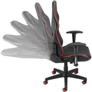 Spieltek 100 Series Gaming Chair (Black & Red)