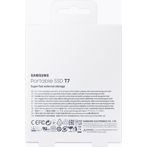 Samsung 2TB T7 Portable SSD (Red)