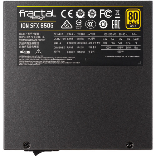 Fractal Design Ion SFX 650W 80 PLUS Gold Modular Power Supply