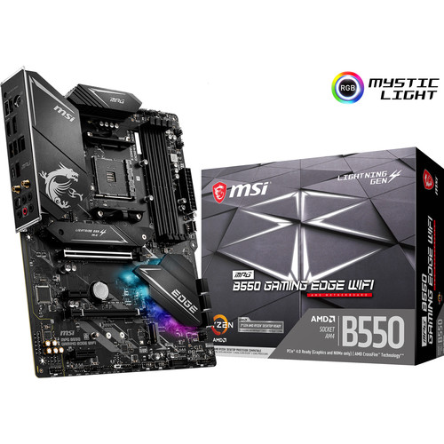 MSI MPG B550 GAMING EDGE WIFI AM4 ATX Motherboard