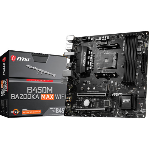 MSI B450M Bazooka Max Wifi AM4 Micro-ATX Motherboard
