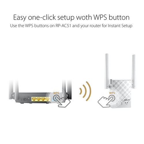 ASUS RP-AC51 AC750 Dual-Band Wireless Range Extender