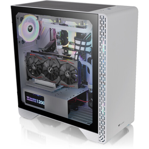 Thermaltake S300 Tempered Glass Mid-Tower Case (Snow)