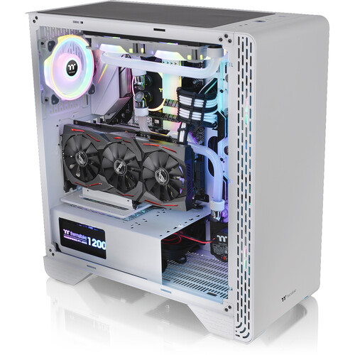 Thermaltake S300 Tempered Glass Mid-Tower Case (Snow)