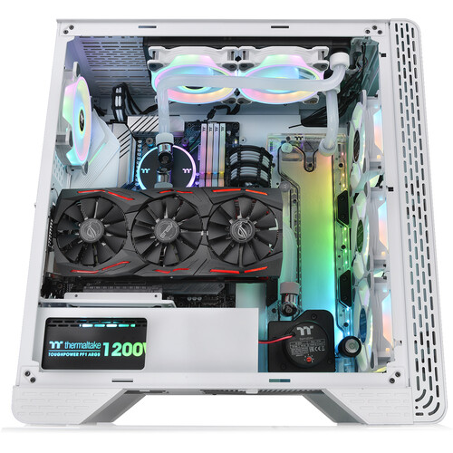 Thermaltake S300 Tempered Glass Mid-Tower Case (Snow)