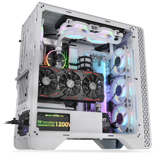 Thermaltake S300 Tempered Glass Mid-Tower Case (Snow)