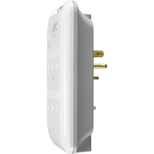 APC Essential SurgeArrest 6-Outlet Wall-Tap Surge Protector with 5V 2.4A USB Ports (120V, White)