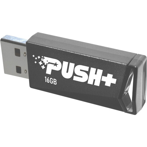 Patriot 16GB Push+ USB 3.2 Gen 1 Flash Drive