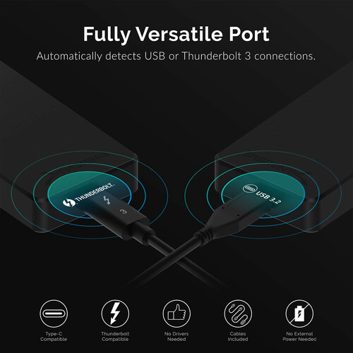 Sabrent 4TB Rocket XTRM Q External SSD (Thunderbolt 3/USB 3.2 Type-C)