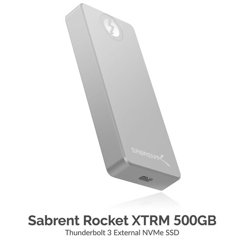 Sabrent 4TB Rocket XTRM Thunderbolt 3 External SSD