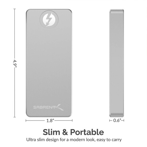 Sabrent 4TB Rocket XTRM Thunderbolt 3 External SSD