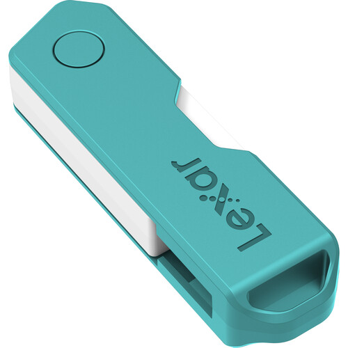 Lexar 32GB JumpDrive TwistTurn2 USB Flash Drive (Teal)