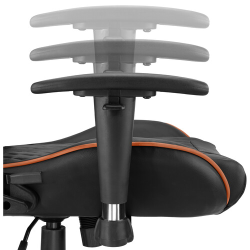 Spieltek 100 Series Gaming Chair (Black & Orange)