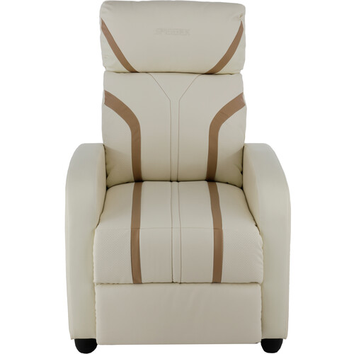 Spieltek RL Gaming Recliner (Cream/Brown)