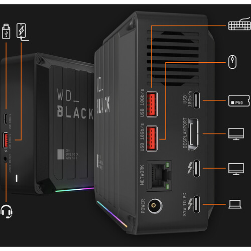 WD 2TB WD_BLACK D50 Game Dock NVMe SSD