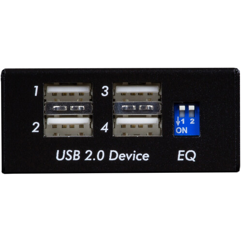 MuxLab 4-Port USB 2.0 Extender Kit (164')