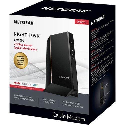 Netgear Nighthawk 2.5 Gb/s Cable Modem
