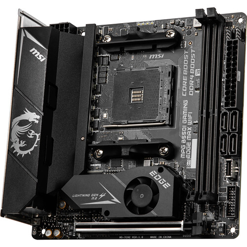 MSI MPG B550I Gaming Edge Max Wi-Fi AM4 Mini-ITX Motherboard