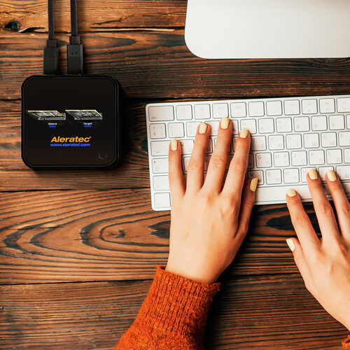 Aleratec 1:1 HDD Copy Dock NVMe Drive Duplicator with USB 3.1 Type-C Connectivity
