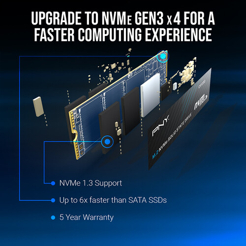 PNY Technologies CS1030 500GB M.2 NVMe SSD