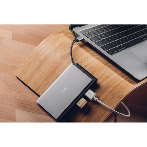 Moshi Symbus Mini 7-In-1 USB Type-C Hub (Titanium Gray)
