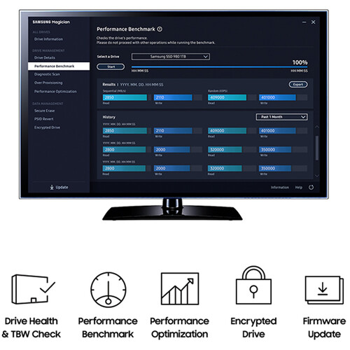 Samsung 1TB 980 PCIe 3.0 x4 M.2 Internal SSD