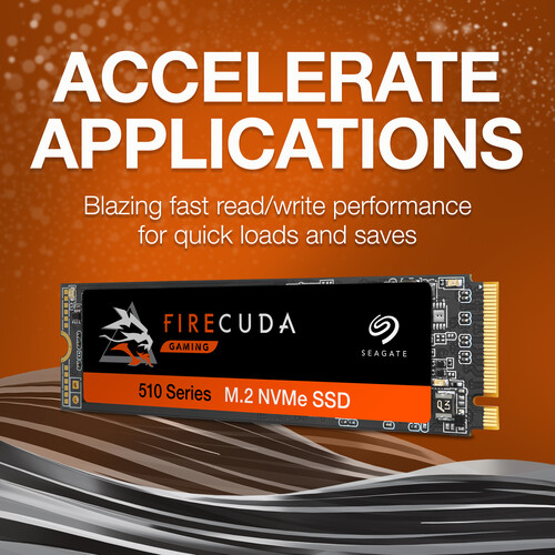 Seagate 1TB FireCuda 510 M.2 PCIe NVMe Internal SSD