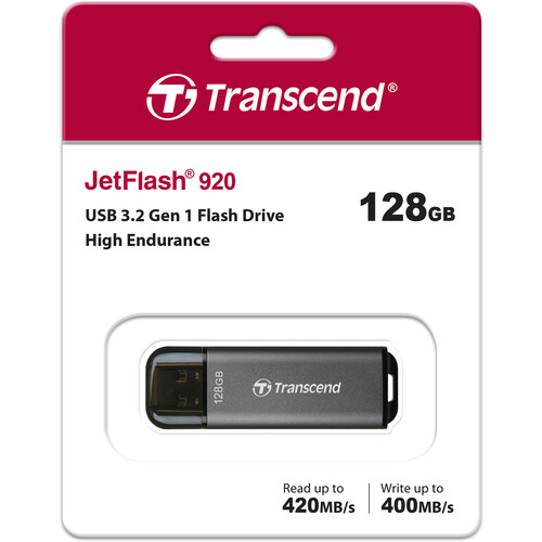 Transcend JetFlash 920 USB Flash Drive (128GB)
