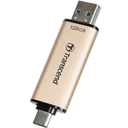 Transcend JetFlash 930C 2-In-1 Flash Drive (128GB)