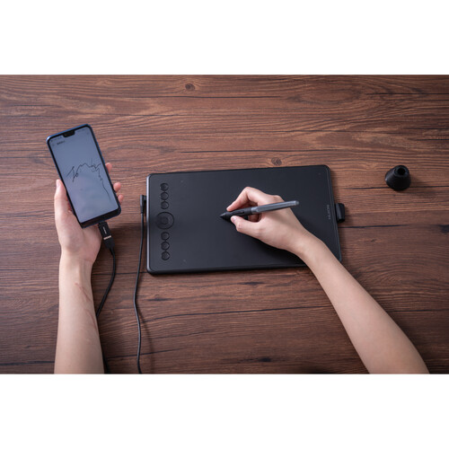Huion Inspiroy Ink H320M Dual-Purpose Graphic Drawing Pen Tablet (Quartz Black)