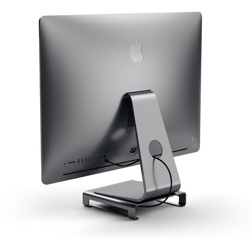 Satechi USB Type-C Aluminum Monitor Stand Hub for Apple iMac (Space Gray)