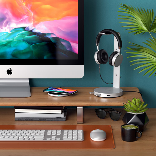 Satechi Aluminum USB Headphone Stand (Silver)