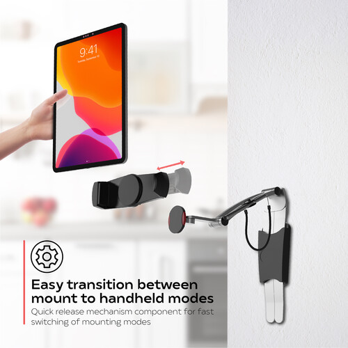 CTA Digital Multi-Flex Tablet Stand and Mount (Black)