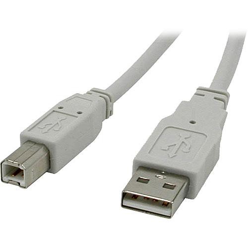 C2G USB 2.0 Type-A Male to Type-B Male Cable (3.3', White)