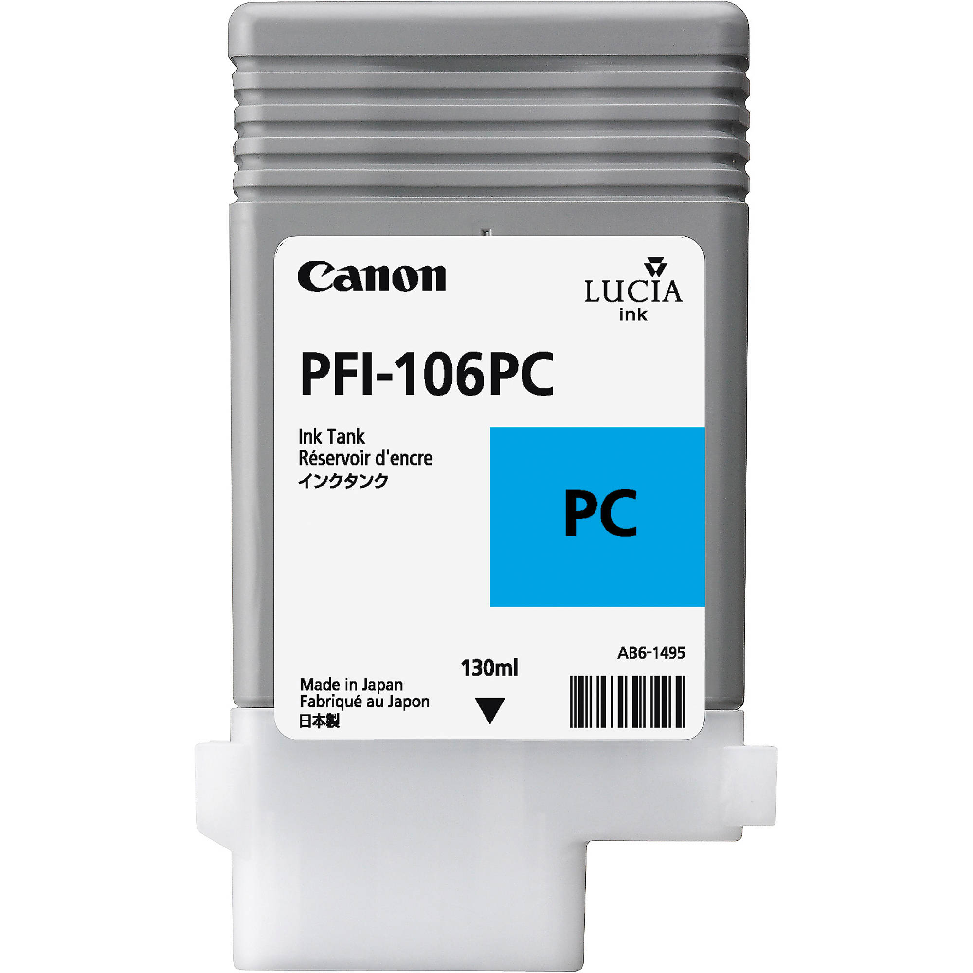 Canon PFI-106PC Photo Cyan Ink Cartridge (130mL)