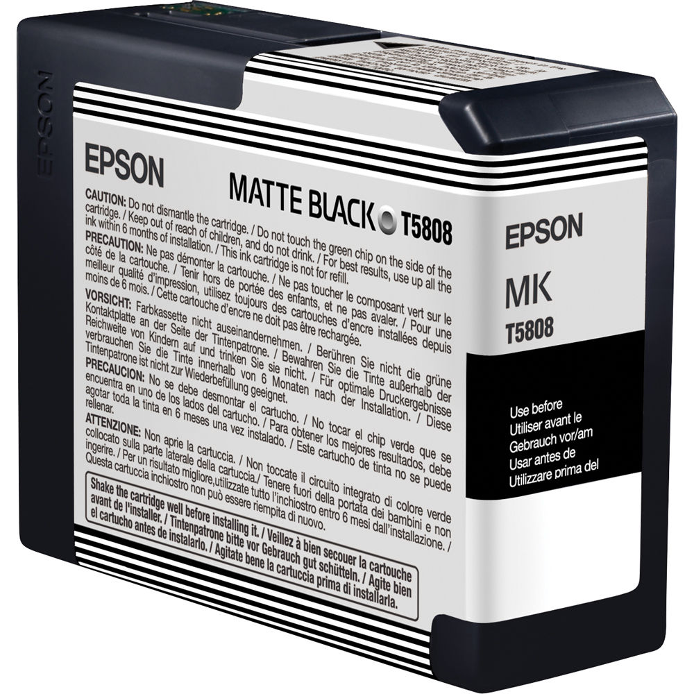 Epson UltraChrome K3 Matte Black Ink Cartridge (80 ml)