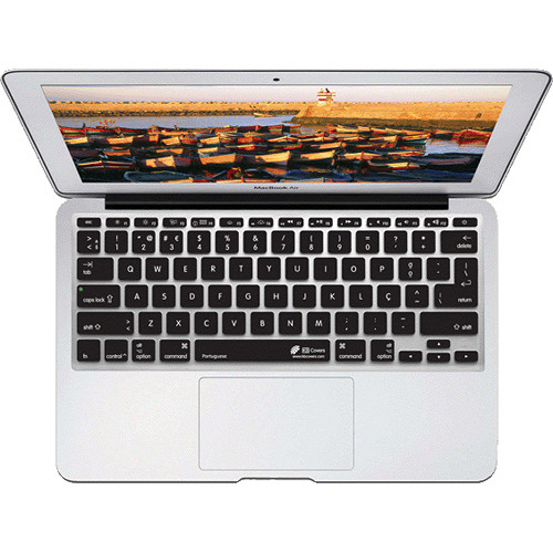 KB Covers Portuguese Keyboard Cover for MacBook Air 11" (Unibody, Black Keys)
