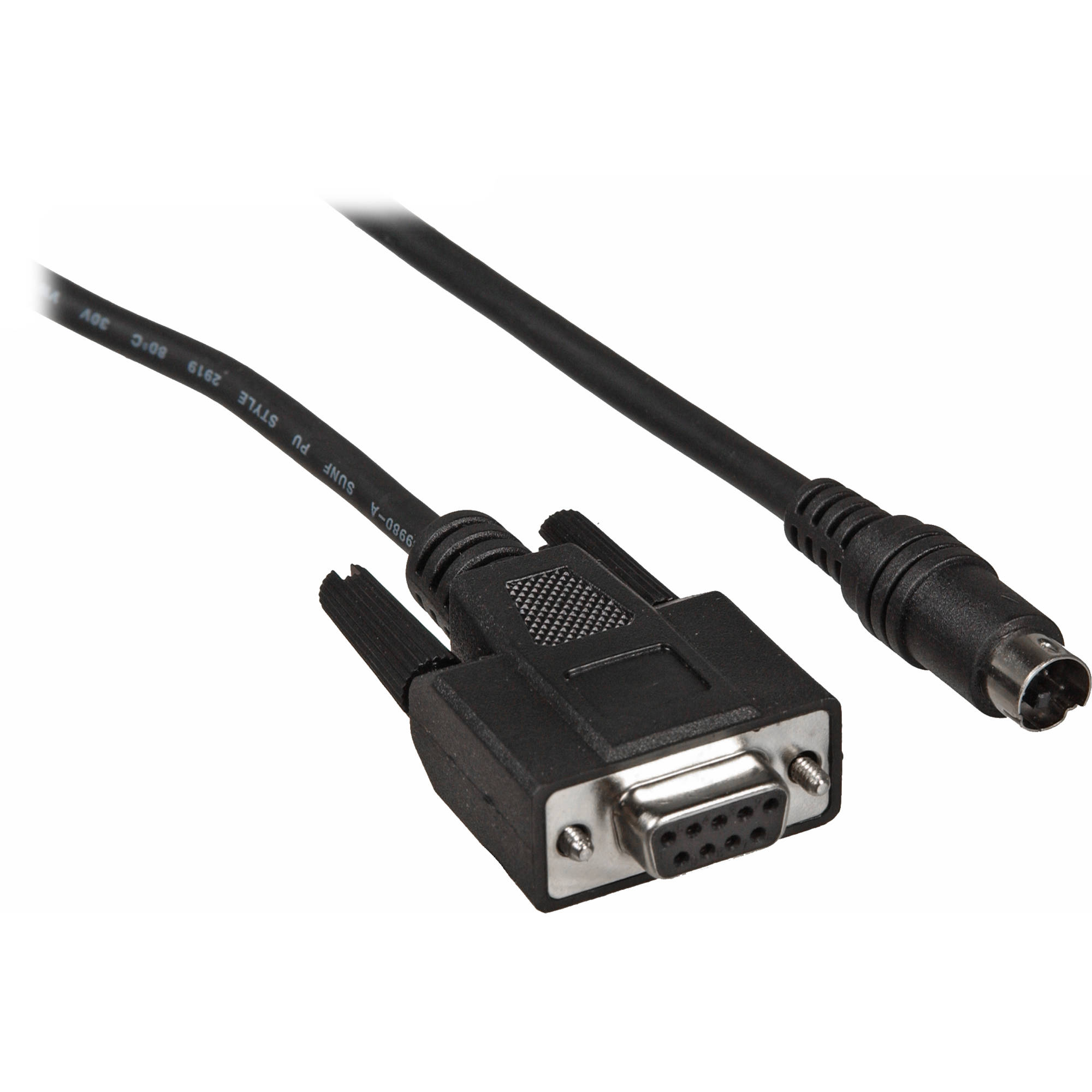 Optoma Technology RS-232C (Serial) DE-9 to Mini-DIN Device Communications Cable- 5' (1.5 m)