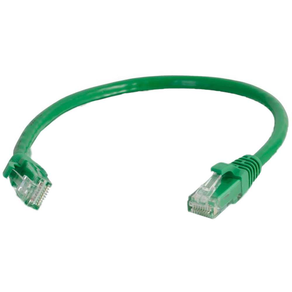C2G RJ45 Male to RJ45 Male Cat 6 Snagless Patch Cable (8', Green)